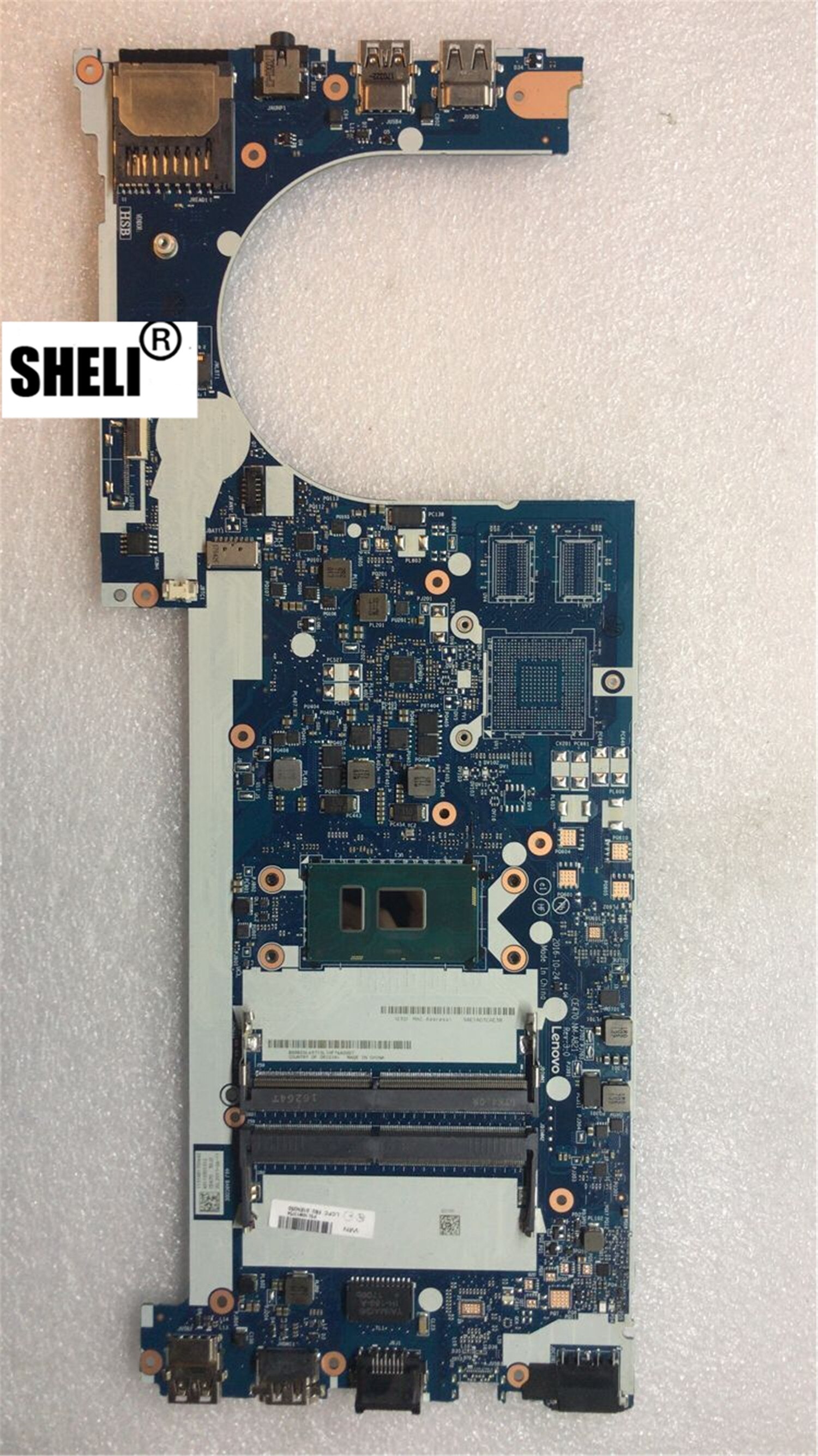 SHELI CE470 NM-A821 մϴ. Lenovo Thinkpad E470 E470C Ʈ   CPU I3 6006U DDR4 100% ׽Ʈ ۾